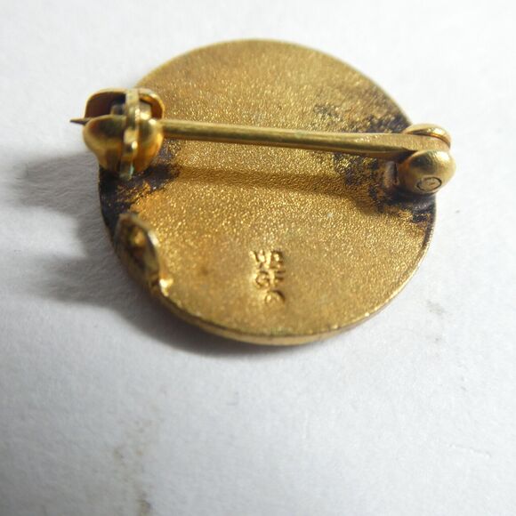 NFBPWC Lapel Pin National Federation of Women’s Clubs Vintage Gold Filled - Picture 6 of 8
